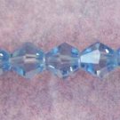 6mm Light Blue Crystal Beads (GL224)