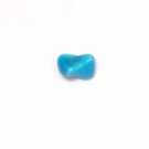 Chalk Turquoise Blue 6mm Dogbone Shaped Beads (GE1272)