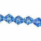8mm Light Blue Crystal Beads (GL225)
