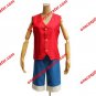 (Free Shipping) Monkey D. Luffy Cosplay Costume With Hat ,Shoes