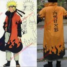 Amime Naruto Cosplay Costume- Naruto Uzumaki 6th Hokage Cosplay Costume (Cloak)