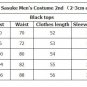 Anime Naruto Uchiha Sasuke 2nd Cosplay Costume and Accessories Set