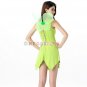 Green Forest Cosplay Costumes Flower Faerie Lovely Dress with Butterfly Wing