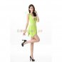 Green Forest Cosplay Costumes Flower Faerie Lovely Dress with Butterfly Wing