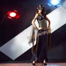 Fashion Gypsy Cosplay costumes Latin Dance Long Dress Greek Queen Fancy Halloween Dress