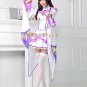 ReZero kara Hajimeru Isekai Seikatsu Emilia Cosplay Costumes New Fashion Anime Women Complete Outfit