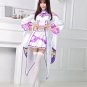 ReZero kara Hajimeru Isekai Seikatsu Emilia Cosplay Costumes New Fashion Anime Women Complete Outfit
