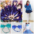 Love Live! Cosplay Costumes Kousaka Honoka Minami Kotori Ayase Eli Tojo Nozomi School Uniform