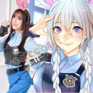 New Fashion Zootopia Cosplay Rabbit Officer Judy Hopps Nick Costumes Halloween Police Uniform Suit