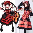 DATE A LIVE Nightmare Cosplay costume Tokisaki Keurumi Anime cosplay fancy dress