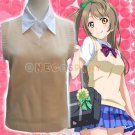 Love Live! School idol project Cosplay Costume Summer School Uniform Sweater Vest