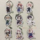9pcs Axis Powers Cosplay Props Hetalia KeyChains APH Acrylic Key Chain