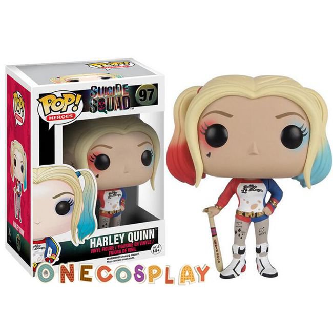 Suicide Squad Harley Quinn Pvc 10CM Action Figure Super Heroes Collection Model Movie Kids Toys