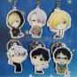 YURI!!! on ICE Cosplay Accessories Key Chains Yuri Plisetsky Keychains for Cars Bags Pendants