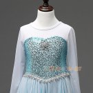 Elsa Dress Movie Cosplay Dress Anna Girl Dress Princess Elsa Costume for Children