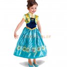 Anna Elsa Cosplay Dress Princess Dresses Children Party Costume Fairy Tales Princess Elsa Dress