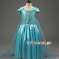 Elsa Cosplay Costume For Kids Sleeveless Princess Dress Fairy Tales Princess Children Dress