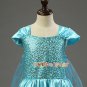 Elsa Cosplay Costume For Kids Sleeveless Princess Dress Fairy Tales Princess Children Dress