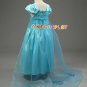 Elsa Cosplay Costume For Kids Sleeveless Princess Dress Fairy Tales Princess Children Dress