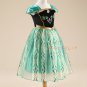 Anna Cosplay Costume Dress Sleeveless Princess Dresses Children Costume Fairy Tales Princess Dress