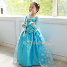 Princess Children Dress Anna Elsa Cosplay Olaf Costume Kid's Party Dress Baby Girls Clothes