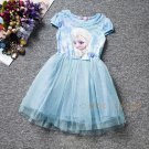 New Elsa Anna Girls Cosplay Dress Princess Dresses Children Clothing Summer Baby Girl Dress
