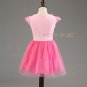 Summer Children Short Sleeve Dress Elsa Anna Girls Cosplay Dress Princess Dress for Kids