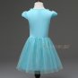 Summer Children Short Sleeve Dress Elsa Anna Girls Cosplay Dress Princess Dress for Kids