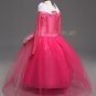 Kids Princess Party Dress Princess Aurora Dress Sleeping Beauty Cosplay Costume Pink