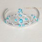 Princess Crown+Magic Wand+ Wig Set Anna Elsa Tiara Girls Hair Brand Tiara Cosplay Crown for Kids