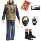 Naruto Cosplay Clothes Hatake Kakashi Costume Set with Note Book