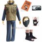 Naruto Cosplay Clothes Hatake Kakashi Costume Set with Note Book