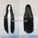 100cm Black Straight Cosplay Wig Kikyou/ Akiyama Mio Cosplay Wig