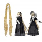150cm Long Curly Gold Wig GOSICK Victorique De Blois Cosplay Wig