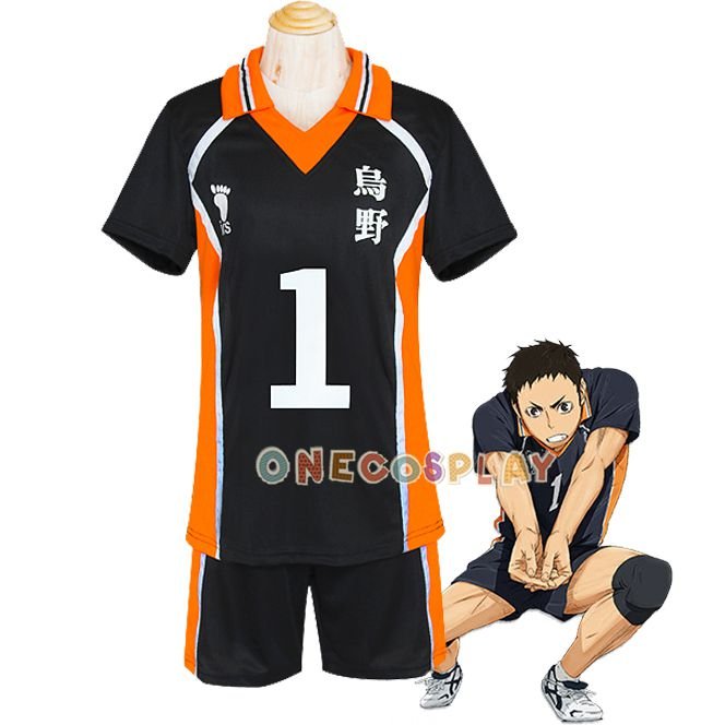 Haikyuu!! Sawamura Daichi Cosplay Costume Karasuno High School Uniform ...