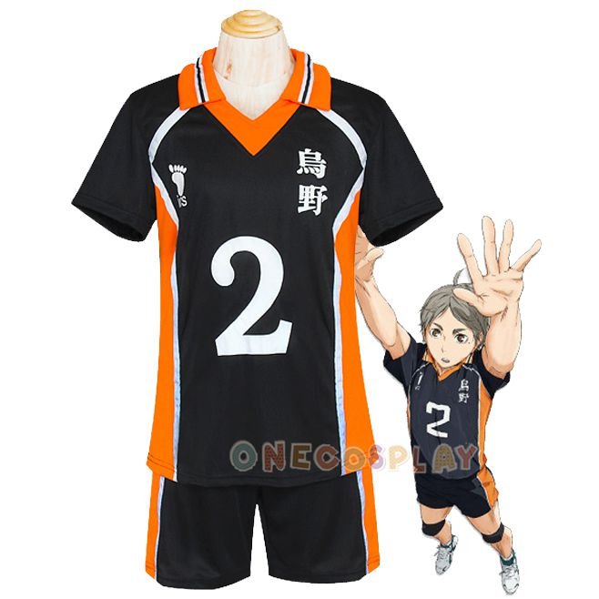 Haikyuu!! Sugawara Koushi Cosplay Costume Karasuno High School Uniform ...