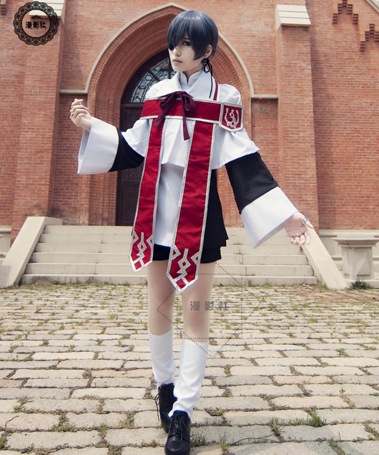 Black Butler Ciel Cosplay Choir Gown - Complete Set for Fans of the Anime Series main image 0