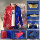 Suicide Squad Harley Quinn Clown Cosplay Costumes Set for Halloween Fancy Outfits