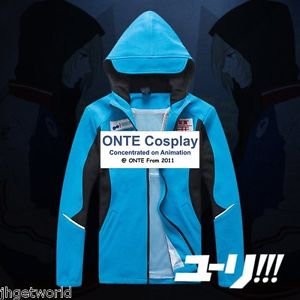 YURI!!! on ICE Cosplay Coat Katsuki Yuri Sport Suit Fancy Hoody Jackets Hoodies