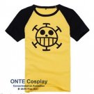 ONE PIECE Trafalgar Law Cosplay Costumes Short-Sleeve T-Shirts Men Tees Tops