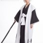 Anime Bleach Cosplay Costume (1st-13th) Division Captain Cos Cloak with Sleeveless Halloween Clothes