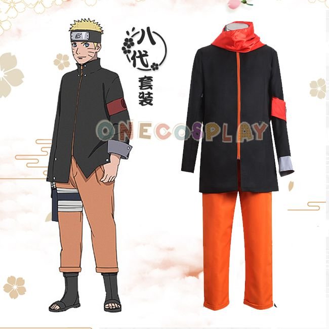 BORUTO -NARUTO THE MOVIE Cos Clothes Uzumaki Naruto 8th Cosplay ...