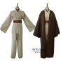 Star Wars Jedi Knight Cosplay Costumes Adult Obi-Wan Kenobi Fighting Fancy Party Anakin Outfit