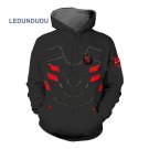 Hot Games D.VA OW Pullovers Hoodies Unisex Ghost Sweatshirts Coat Plus size