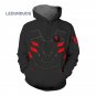 Hot Games D.VA OW Pullovers Hoodies Unisex Ghost Sweatshirts Coat Plus size