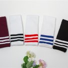 Hot Sexy Women The Knee High Socks Girl Stockings Lolita Cosplay Striped color Socks