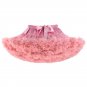 Girl Tulle Bubble Skirt High Waisted Layered Children Lolita Petticoat Vintage Faldas Short Jupe