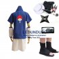 Anime Naruto Uchiha Sasuke 1st Cosplay Costume and Accessories Set