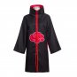 Naruto Cosplay Costumes Akatsuki Uchiha Itachi Cloaks Halloween Party Weapons Shoes