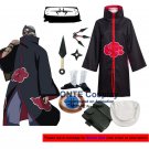 Naruto Cosplay Costumes Akatsuki Kakuzu Cloaks Halloween Party Weapons Shoes